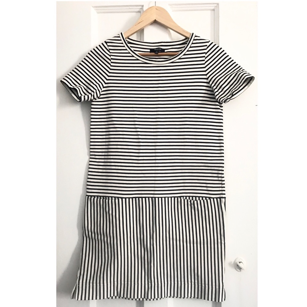 Madewell striped dress (XS)